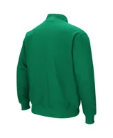 Men's Colosseum Green Oregon Ducks Big and Tall Tortugas Logo Quarter-Zip Sweatshirt