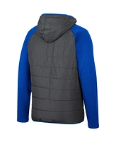 Men's Colosseum Charcoal, Royal Air Force Falcons Good On You Raglan Full-Zip Jacket