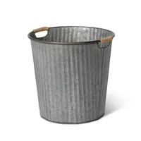 Galvanized Flower Bucket