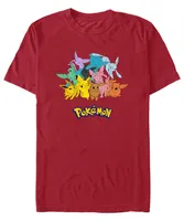 Fifth Sun Men's Gotta Catch Eeveelutions Short Sleeve T-shirt