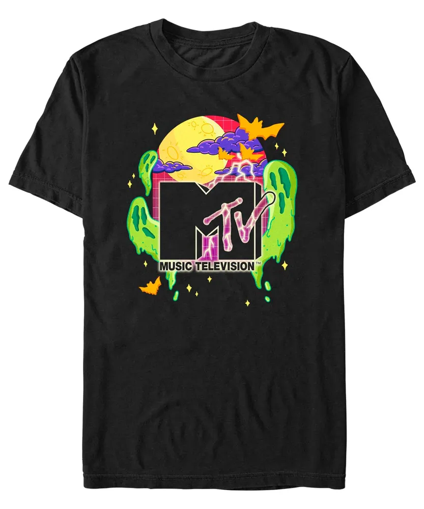 Fifth Sun Men's Mtv Halloween Tombstone Short Sleeves T-shirt