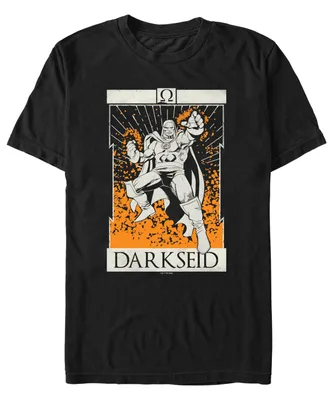 Fifth Sun Men's Justice League Darkseid Tarot Short Sleeves T-shirt