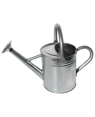 Gardener's Select Galvanized Garden Watering Can, Silver, 1.85 Gallons