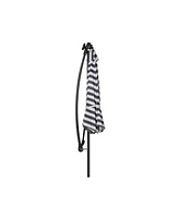 WestinTrends 10 Ft Outdoor Patio Solar Led Cantilever Umbrella