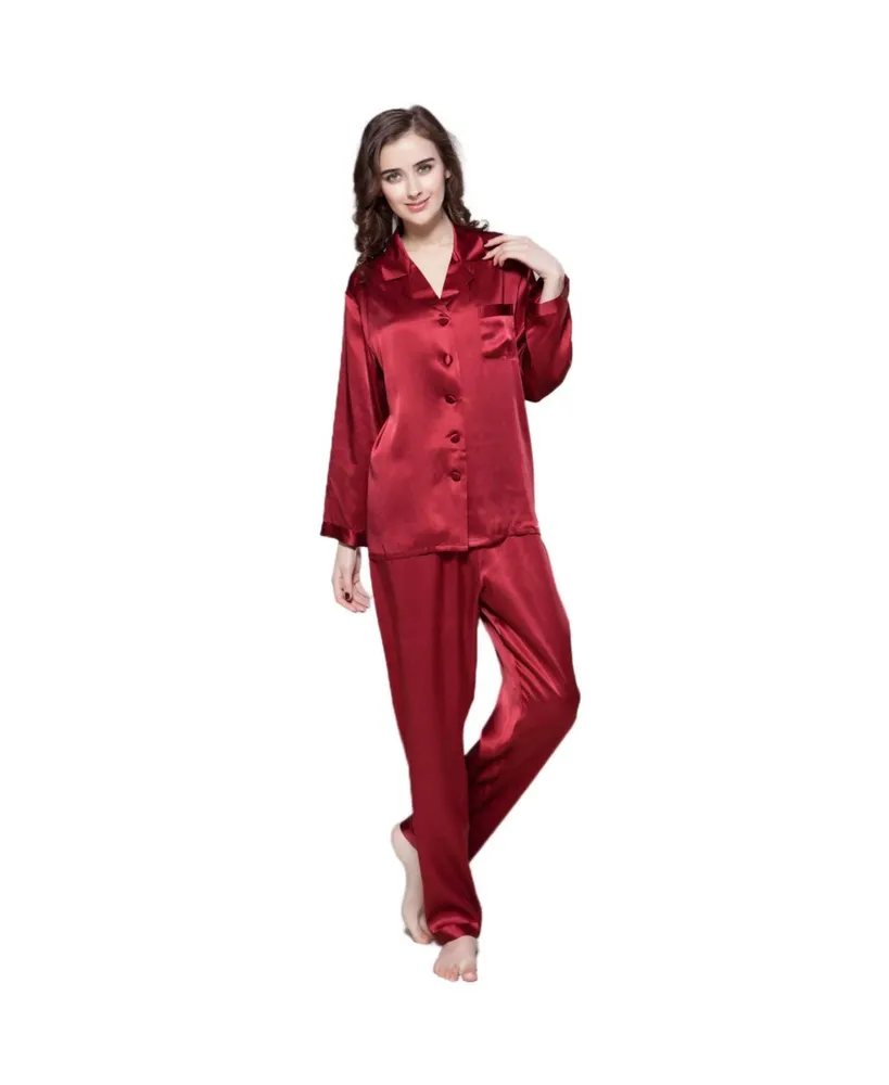 Lilysilk Women's 22 Momme Full Length Silk Pajamas Set