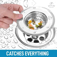 Zulay Kitchen Sink Drain Strainer 2 Pc.