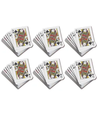 Learning Advantage Standard Playing Cards 52 Per Set, Set of 6