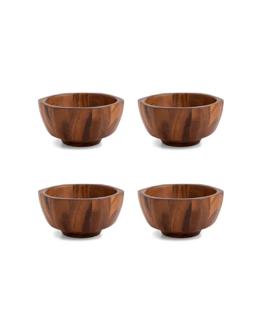 Nambe Rivet Individual Salad Bowl, Set of 4