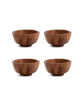 Nambe Rivet Individual Salad Bowl, Set of 4