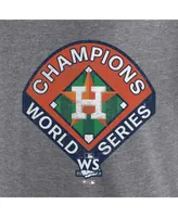 Men's Fanatics Heather Gray Houston Astros 2022 World Series Champions Complete Game T-shirt