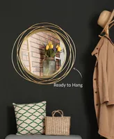 Decorative Round Rings Mirror