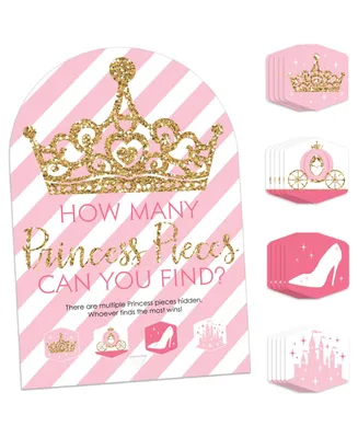 Little Princess Crown Baby Shower or Birthday Scavenger Hunt Hide and Find Game