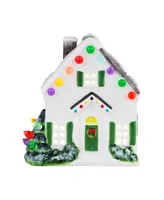 4.6" Nostalgic Ceramic Village House Holiday Decor