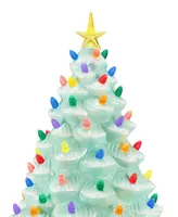 18" Nostalgic Christmas Tree Holiday Decor