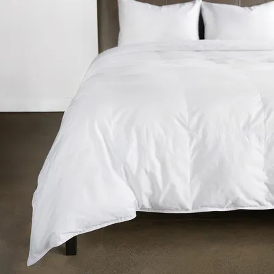 Bokser Home Light Weight 700 fill Power Luxury White Duck Down Comforter
