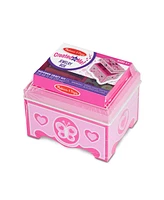 Melissa and Doug Kids' Decorate Your Own Jewelry Box Kit