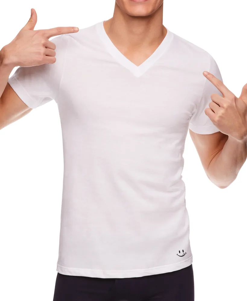Joe Boxer Men's V-Neck T-shirt, Pack of 4