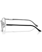 Starck Eyes Men's Rectangle Eyeglasses, SH2071T56-o - Silver