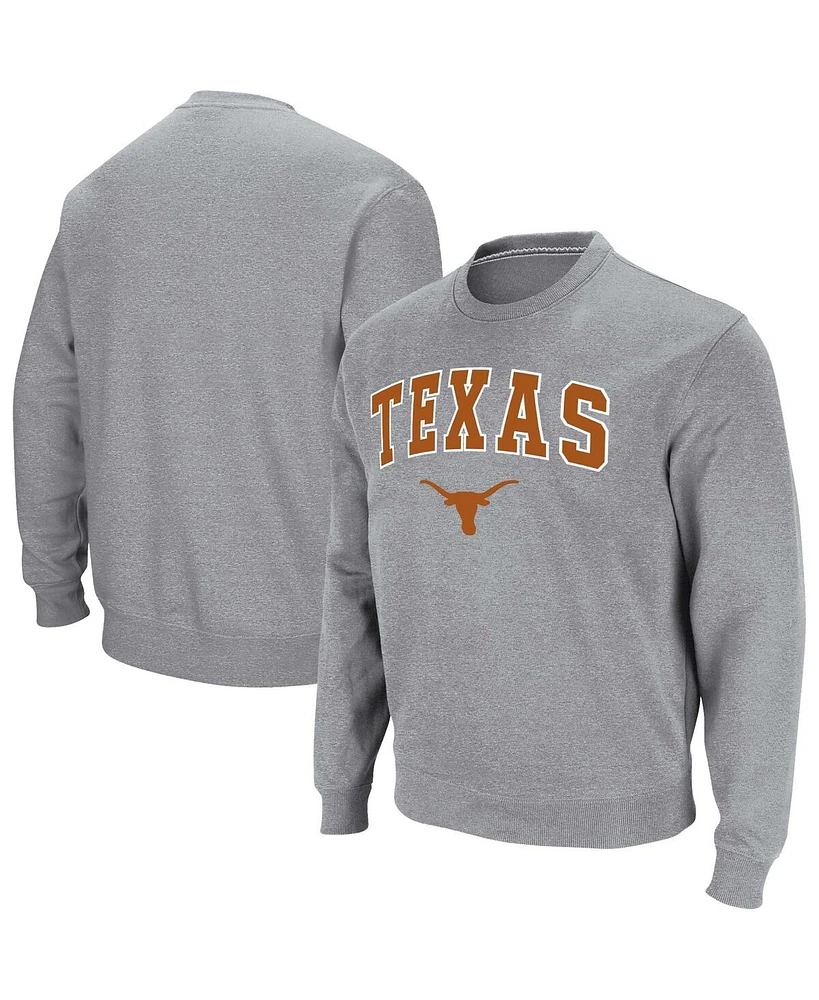 Colosseum Men's Texas Longhorns Arch & Logo Pullover Sweatshirt