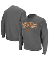 Colosseum Men's Texas Longhorns Arch & Logo Pullover Sweatshirt