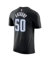 Men's Nike Cole Anthony Black Orlando Magic Icon 2022/23 Name and Number Performance T-shirt