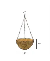 Panacea Products Corp-Import 87840 Aztec-Style Hanging Basket, 14-In.