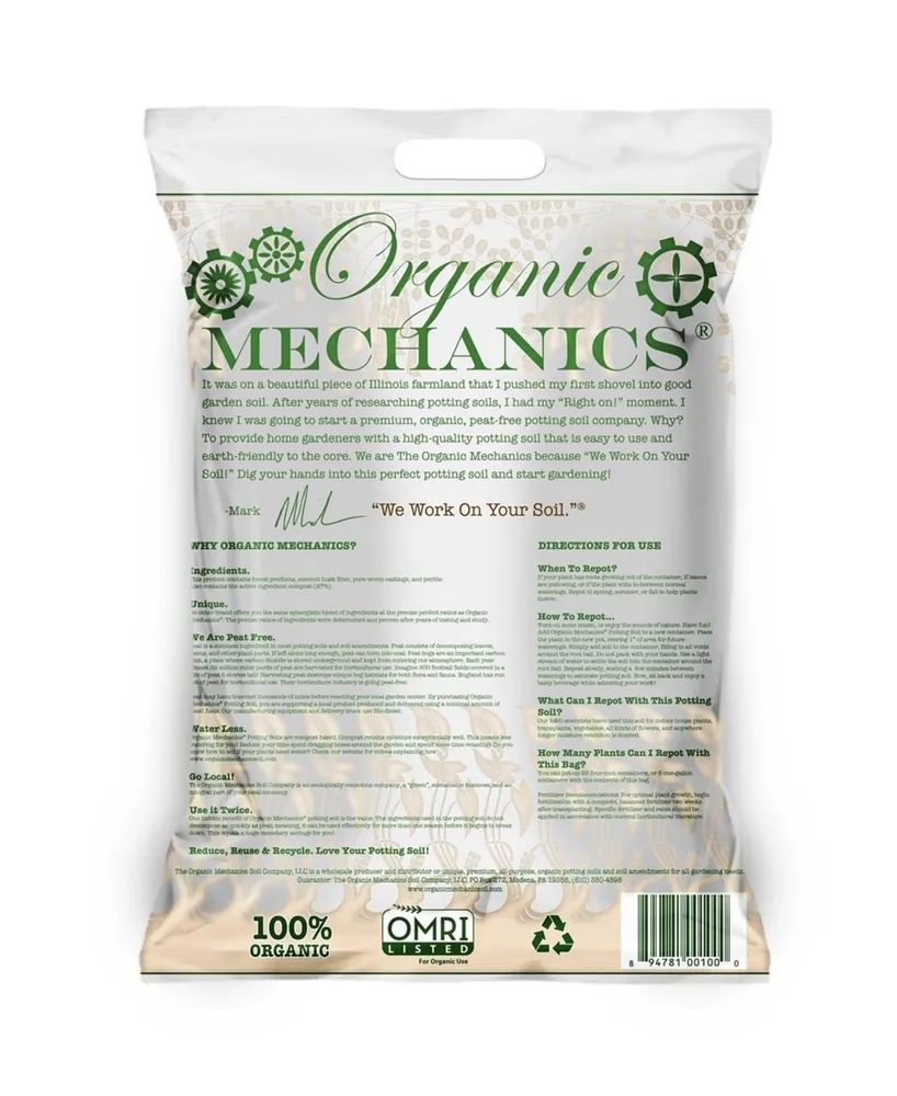 Organic Mechanics Premium Blend Potting Soil- 16 Quart