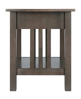 Winsome Stafford 22.05" Wood Accent Table