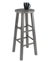 Winsome Ivy 29.1" Wood Square Leg Bar Stool