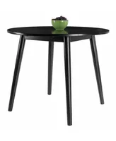 Winsome Moreno 28.94" Wood Round Drop Leaf Dining Table