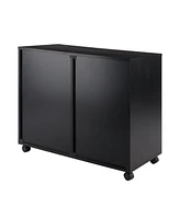 Winsome Halifax 26.3" Wood 2-Drawer Wide Filing Storage Cabinet