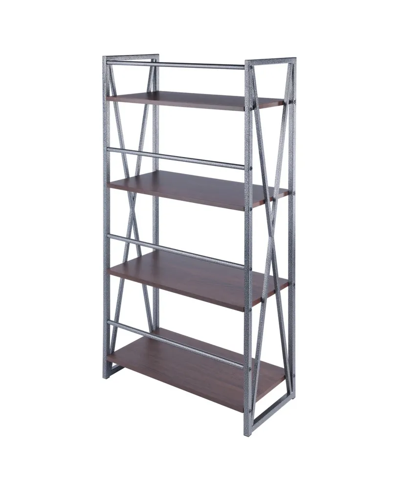 Winsome Isa 48.43" Wood 4-Tier Shelf