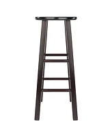 Winsome Element 2 Piece Wood Bar Stool Set