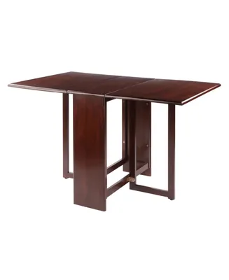 Winsome Clara 29.53" Wood Double Drop Leaf Dining Table