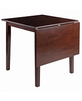 Winsome Perrone 29.13" Wood Drop Leaf Dining Table