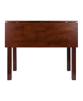 Winsome Perrone 34.06" Wood High Table with Drop Leaf