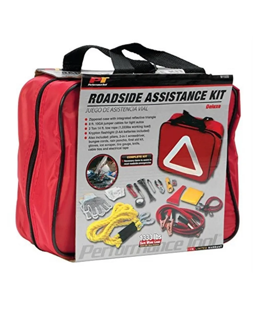 Panterra Performance Tool Deluxe Roadside Emergency Assistance Kit 49-Piece Kit