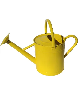 Gardener Select Metal Watering Can, Yellow, 1.85 Gallons 7L