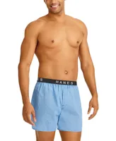 Hanes Men's 5+1 Bonus Pack Woven Boxers