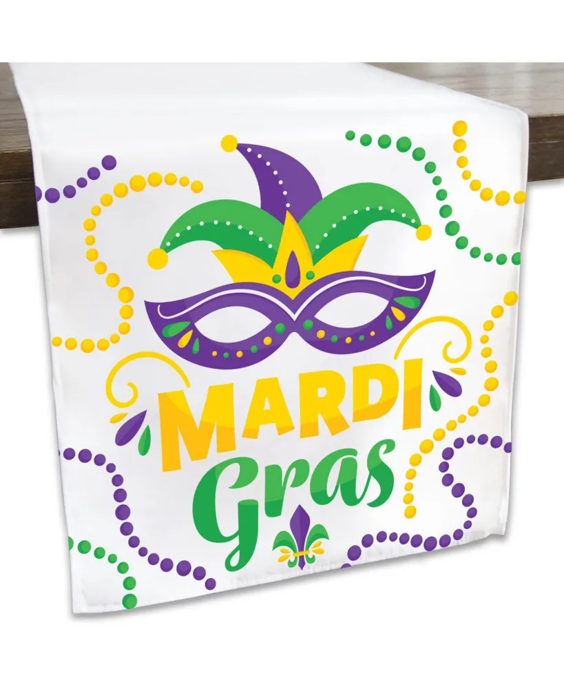 Big Dot of Happiness Mardi Gras - Mask Decorations DIY Masquerade