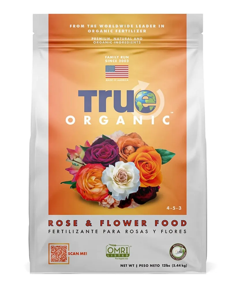 True Organic R0022 Granular Rose & Flower Food 12 lb bag