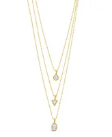 Sterling Forever Julie Layered Necklace