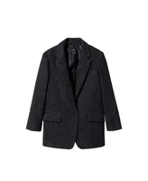 Mango Women's Structured Blazer Button