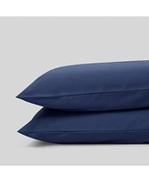 Fabdreams Organic 400 Thread Count Certified Cotton Sateen Pillowcase Set of 2