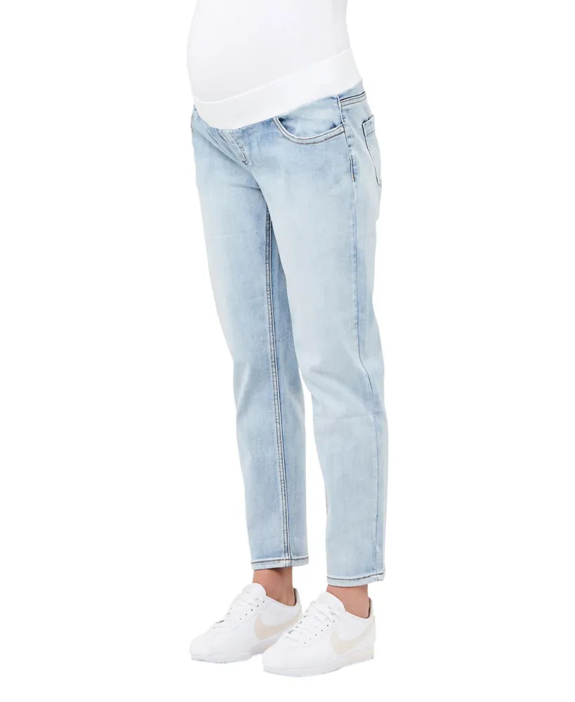 Ripe Maternity Boyfriend Jeans [Baxter] Clean Fade