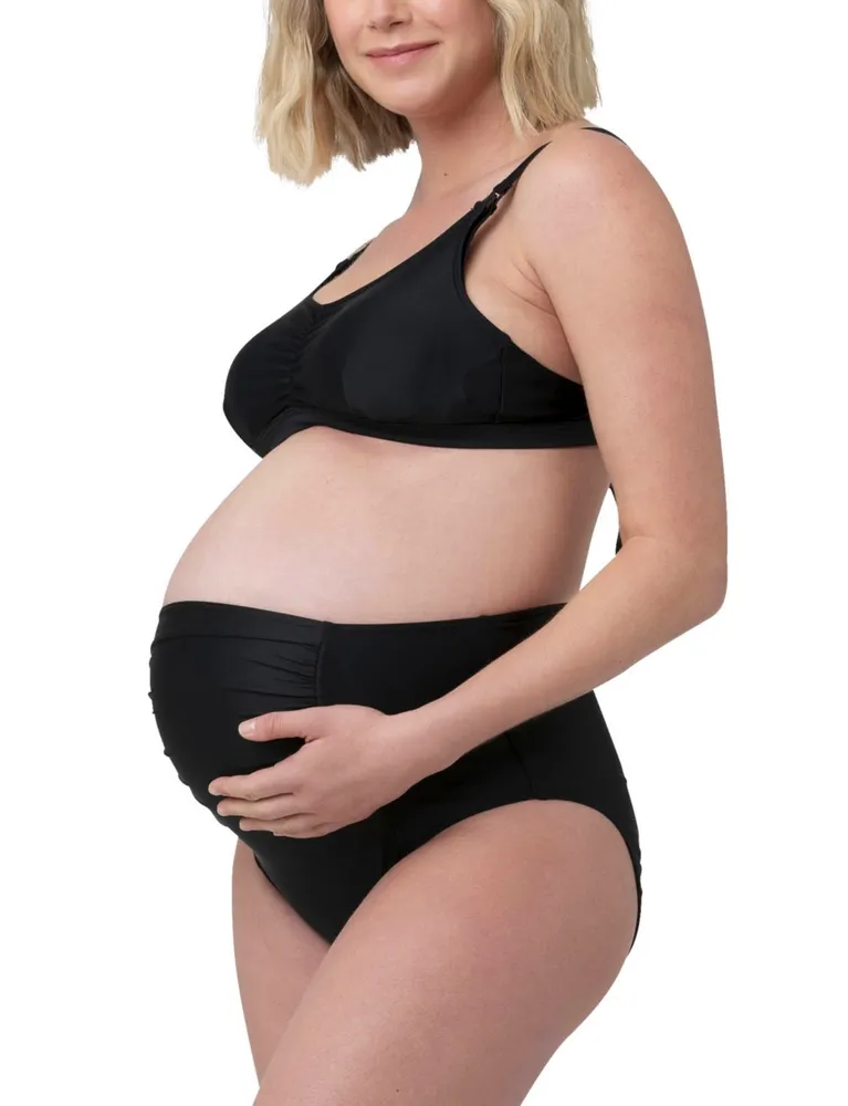 Ripe Maternity Maternity Black Monterey Nursing Bikini