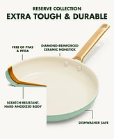 GreenPan Reserve Padova Ceramic 10" & 12" Nonstick Frypans, Set of 2