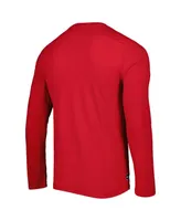 Men's New Era Cardinal Arizona Cardinals Combine Authentic Home Stadium Long Sleeve T-shirt