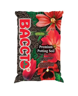 Michigan Peat Company Michigan Peat 1225 Baccto Premium Potting Soil, 25-Pound