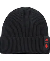 Men's adidas Black Belgium National Team Woolie Cuffed Knit Hat